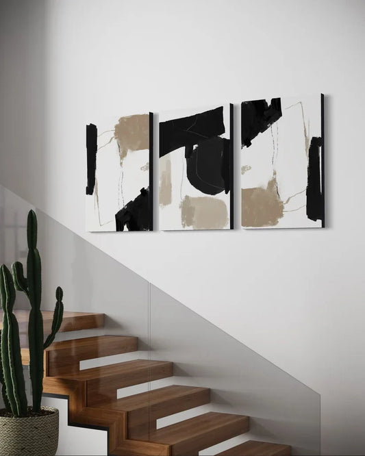 How to Decorate a Staircase Wall with Canvas Art?
