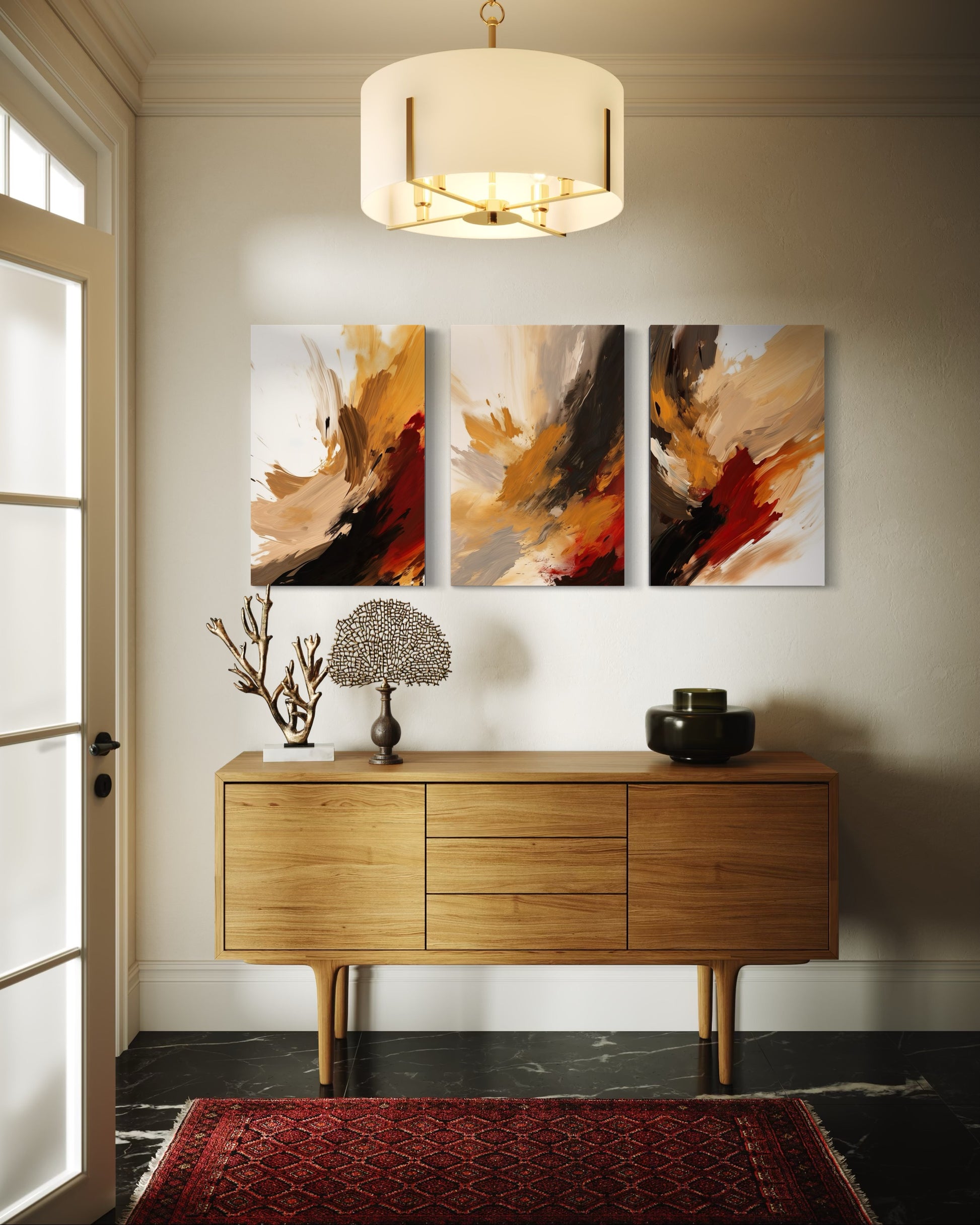 AUTUMN BLAZE SET OF 3 WALL ART 