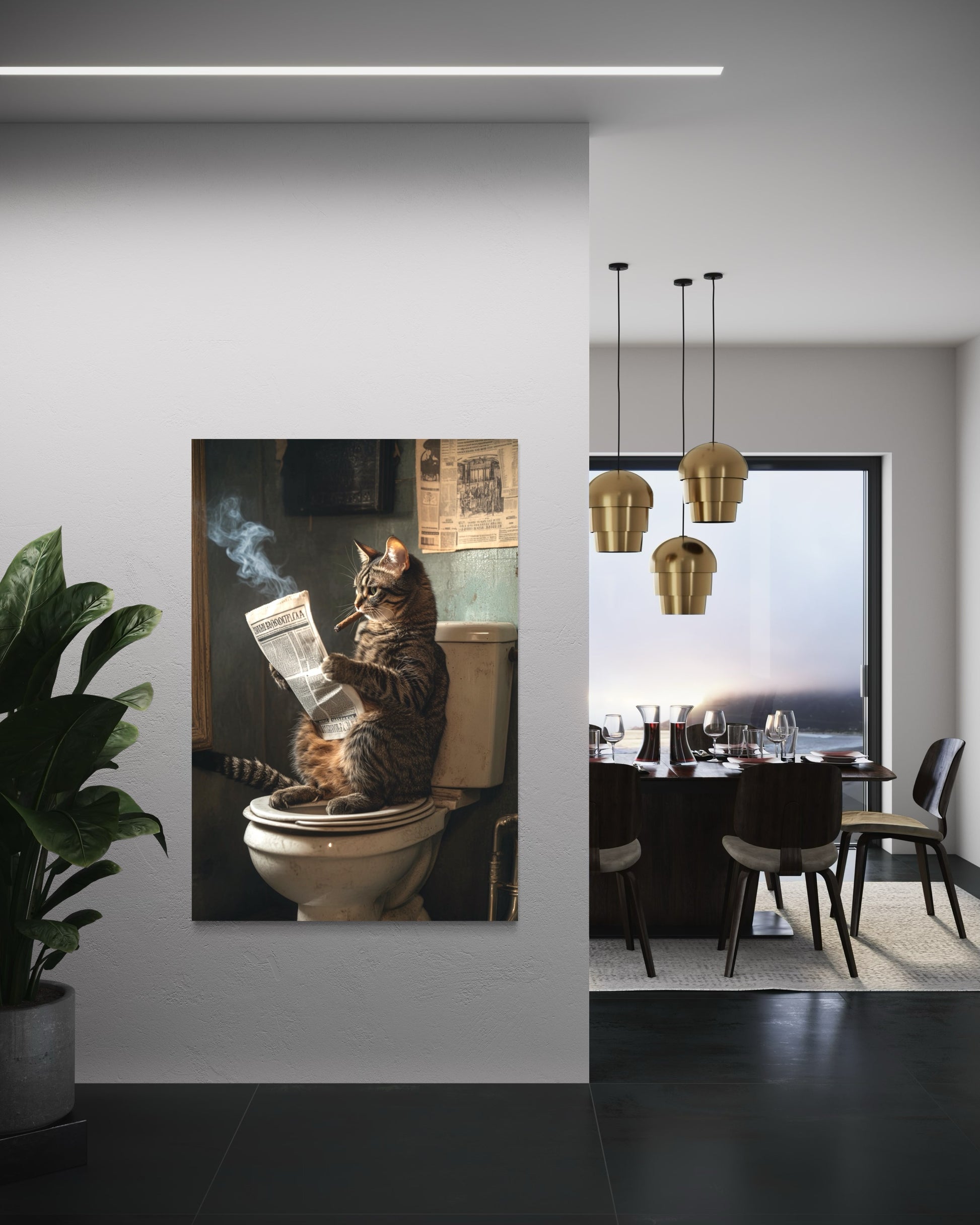 American Bobtail Cat Canvas