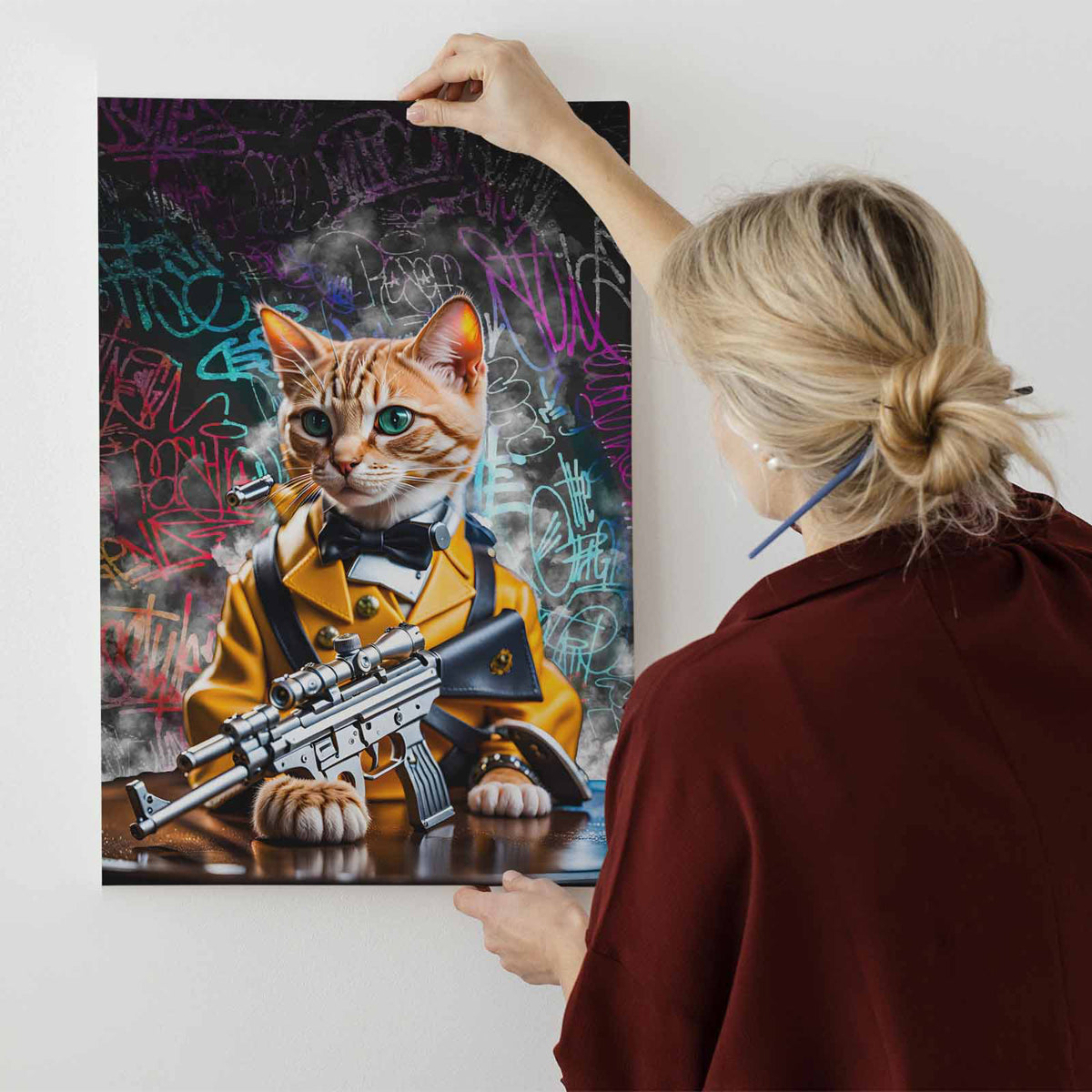 Cat Spy Canvas 