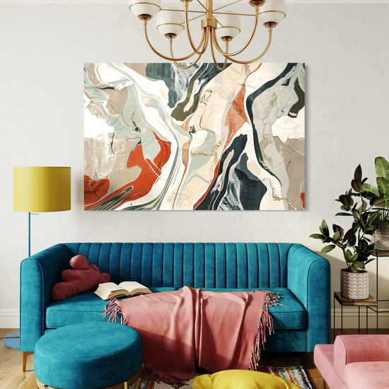 Colorful Blast Abstract Canvas