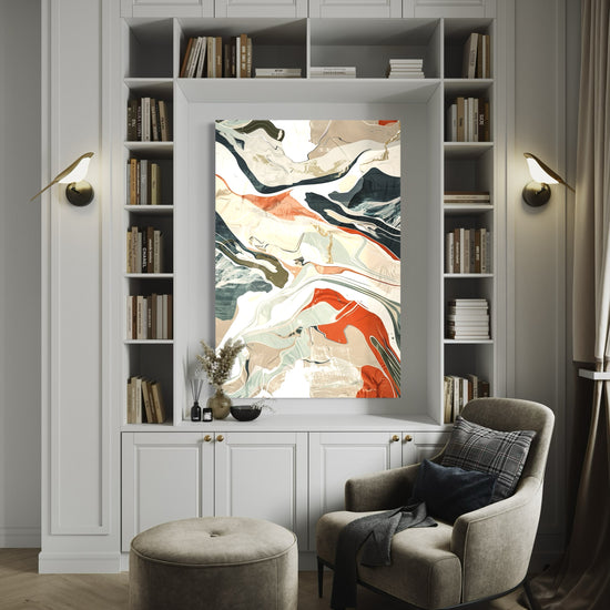 Colorful Blast Abstract Canvas