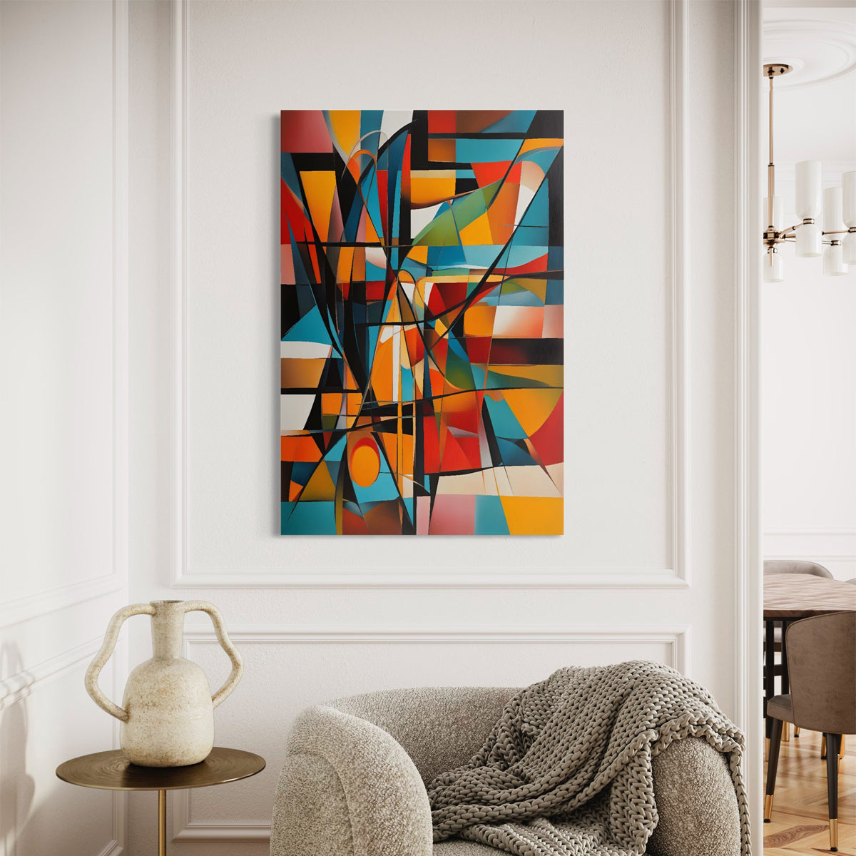 Colour Burst Abstract Canvas