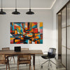 Colour Burst Abstract Canvas