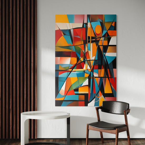 Colour Burst Abstract Canvas - Blanq Canvas