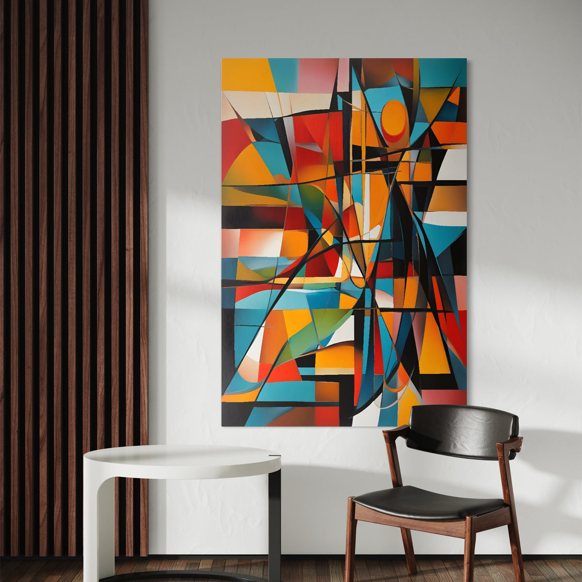 Colour Burst Abstract Canvas - Blanq Canvas