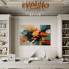 Colourful Crescendo Abstract Canvas