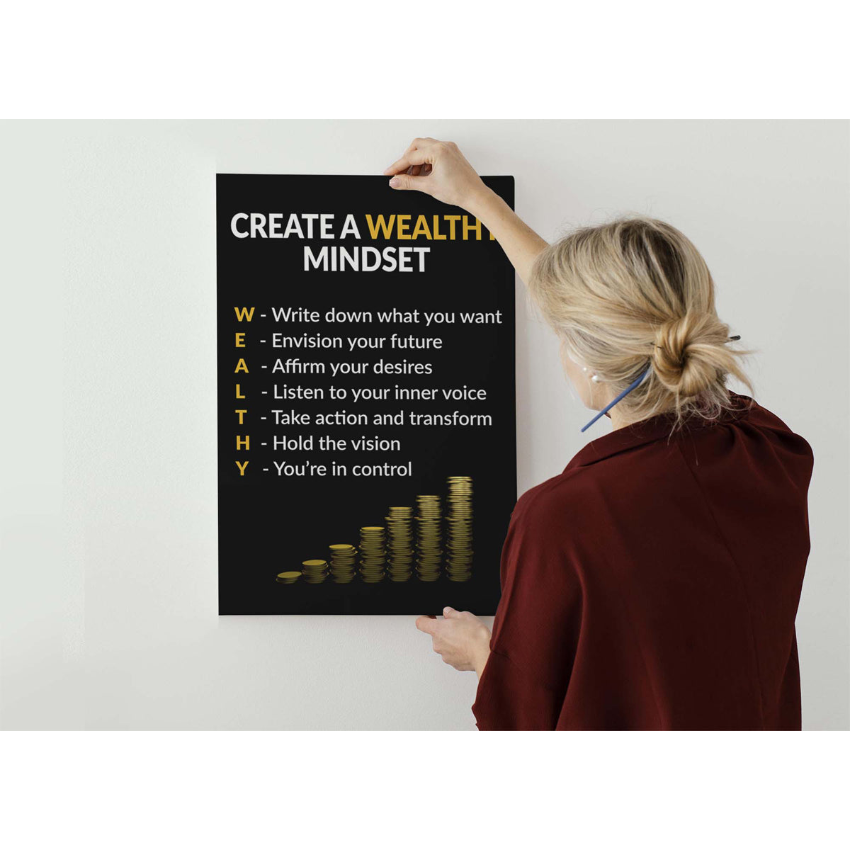 Create A Wealthy Mindset Canvas 