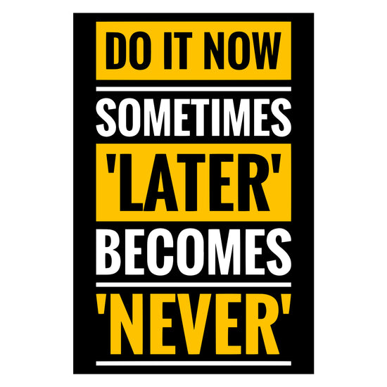 Do it Now Canvas 