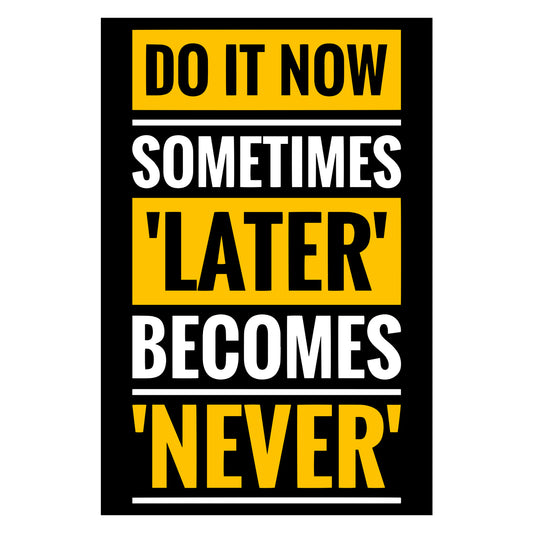 Do it Now Canvas 