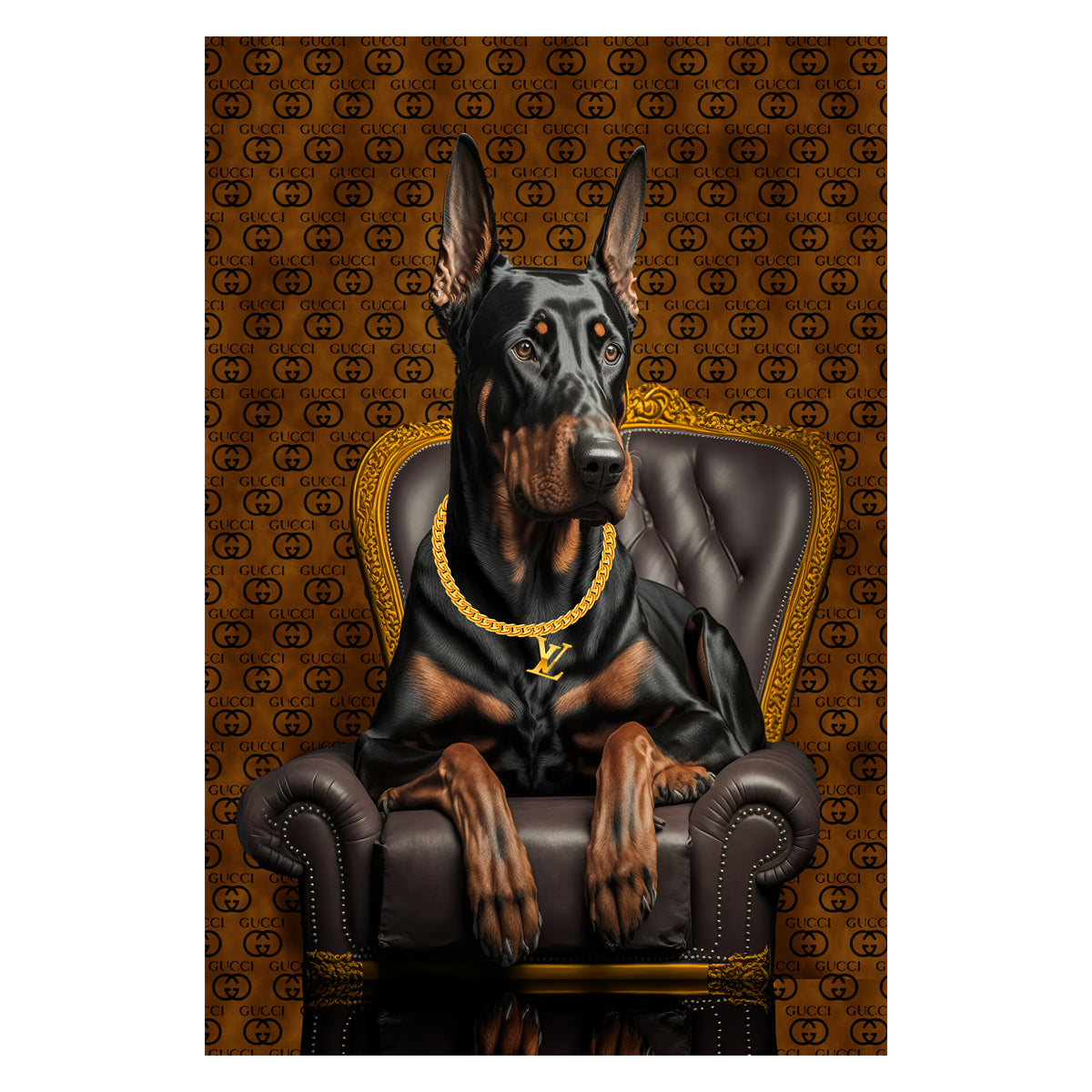 Doberman Canvas 