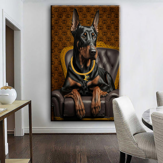 Doberman Canvas 