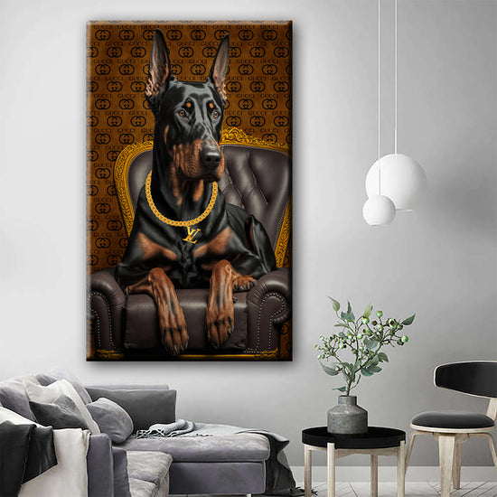 Doberman Canvas 