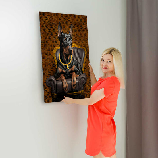 Doberman Canvas 
