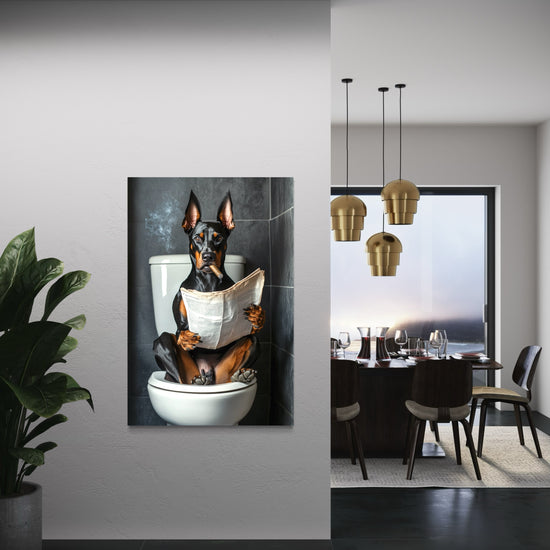 Doberman Canvas
