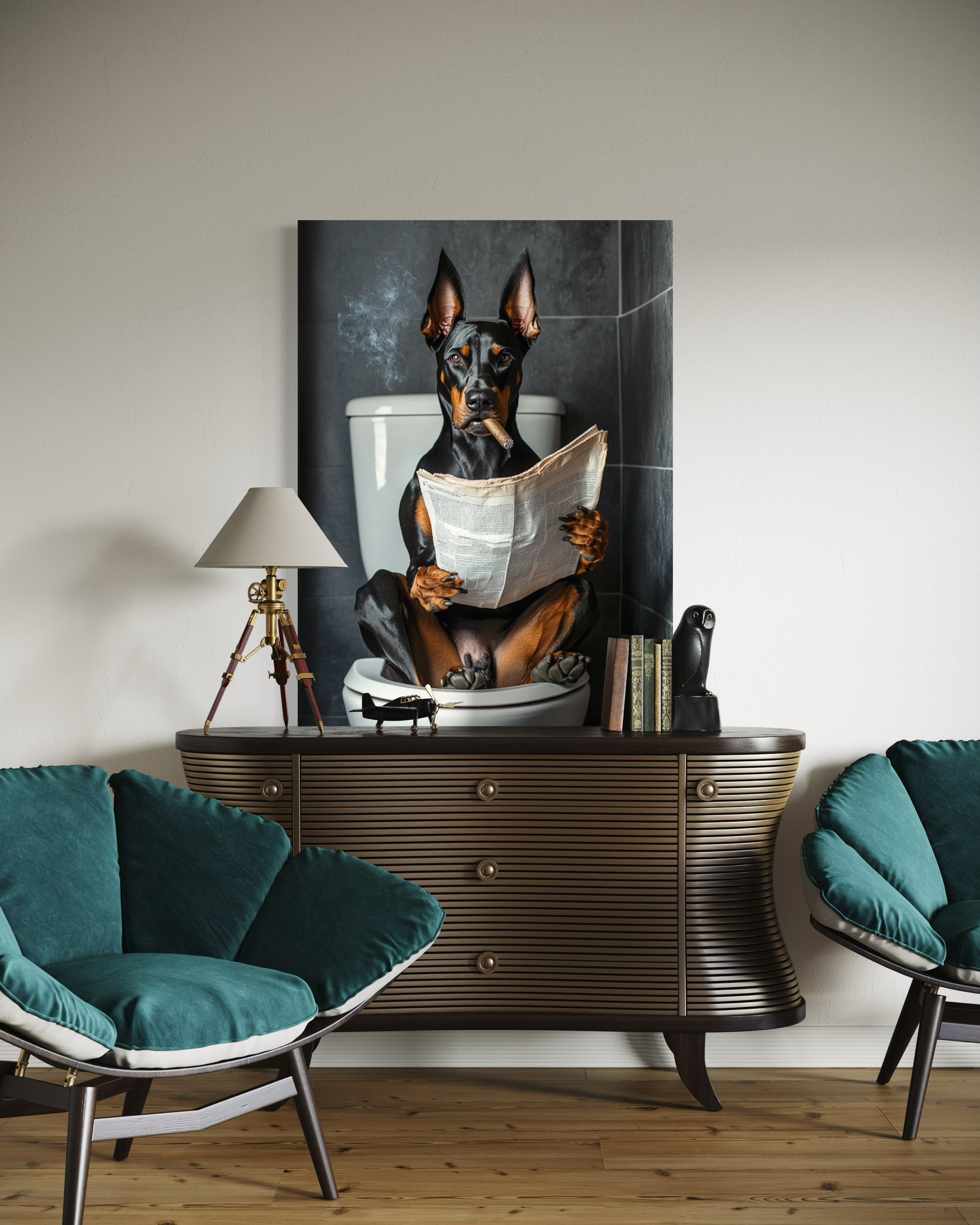 Doberman Canvas