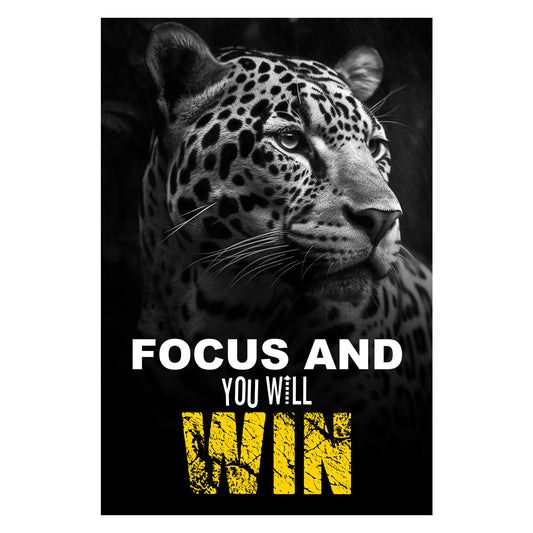 Focus And You Will Win Canvas 