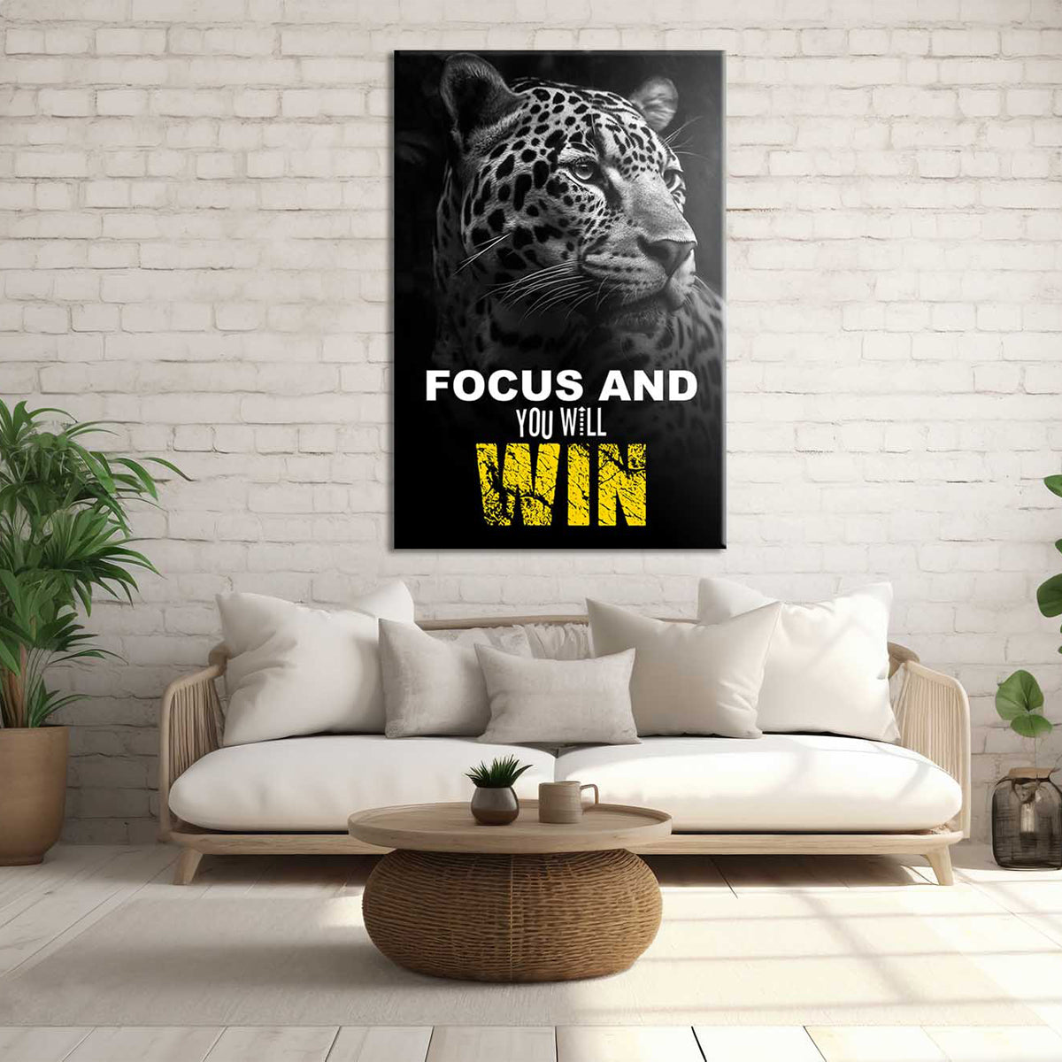 Focus And You Will Win Canvas 