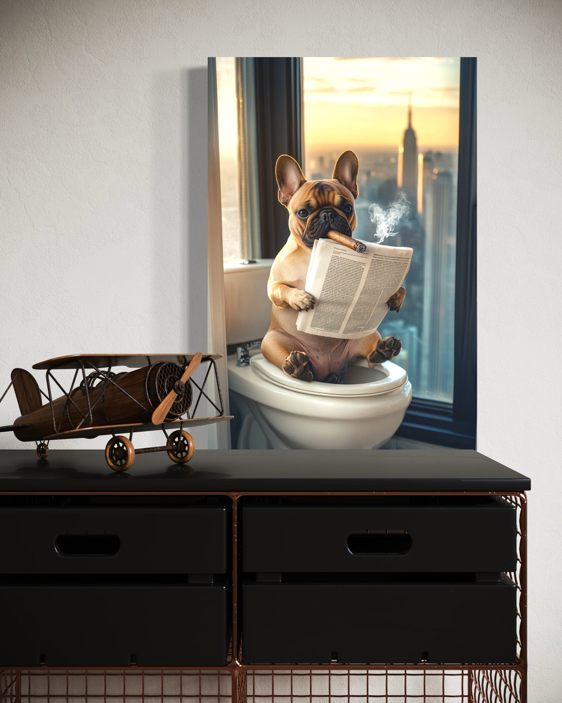 French Bull Dog Canvas