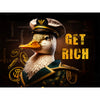 Get Rich Duck Trying Canvas 