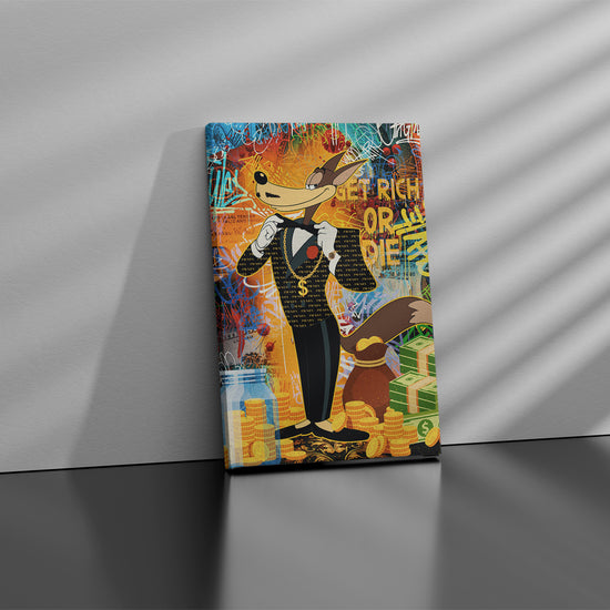 Get Rich Or Die Canvas 