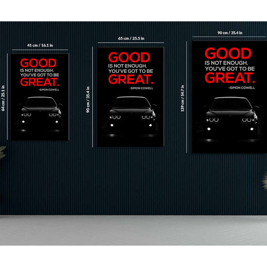 Good Is Not Enough Canvas 