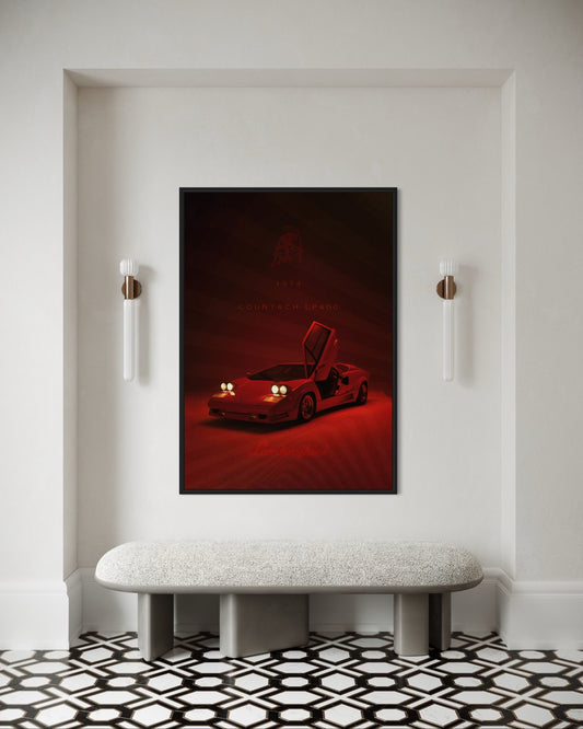 LAMBORGHINI COUNTACH CANVAS-US