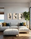Inked Whispers Set of 3 Wall Art