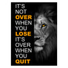 It's Not Over When You Lose Canvas 