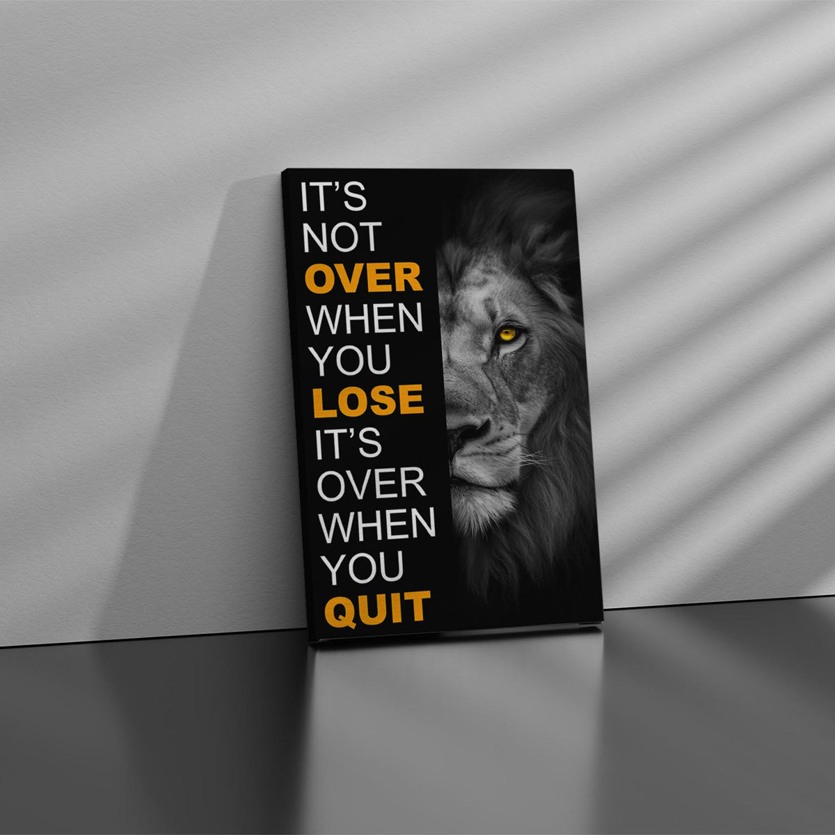 It's Not Over When You Lose Canvas 