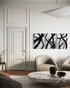 MIDNIGHT MOTION SET OF 3 WALL ART 