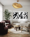 MIDNIGHT MOTION SET OF 3 WALL ART 