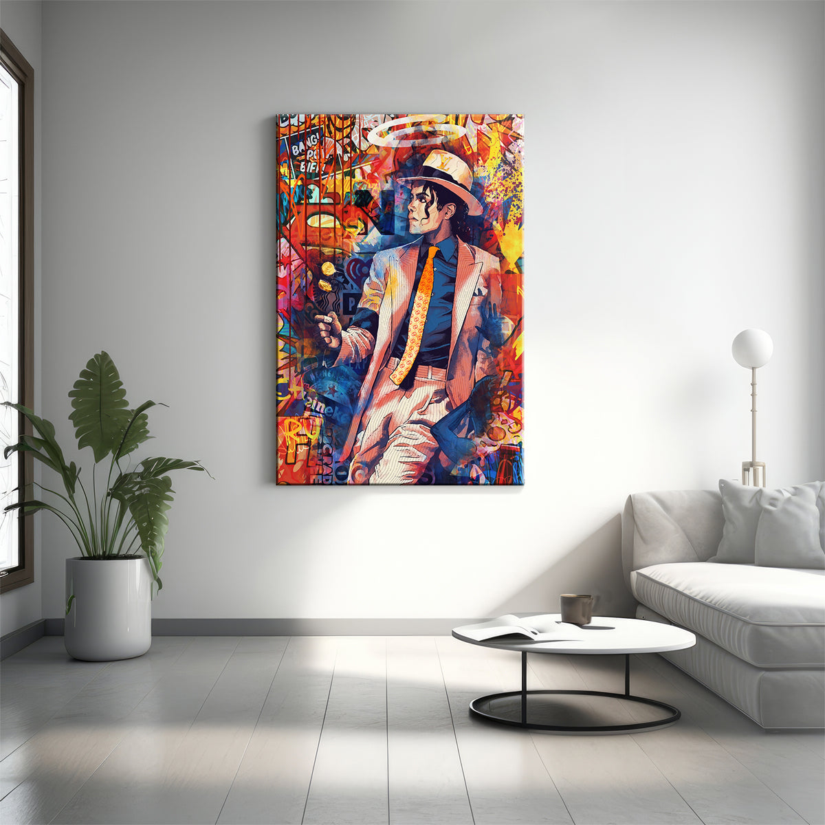 Mj Graffiti Canvas 