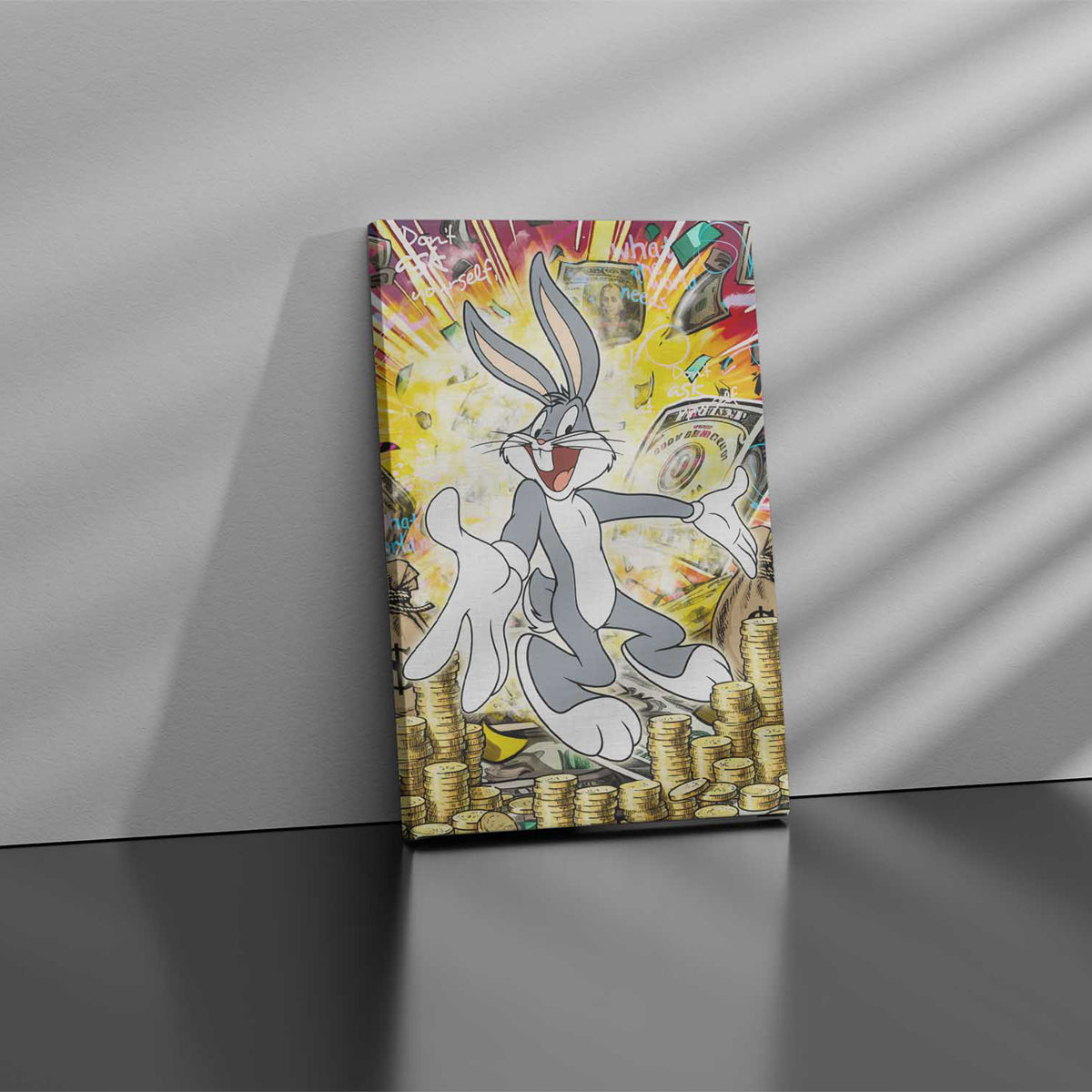 Money Bunny Canvas 