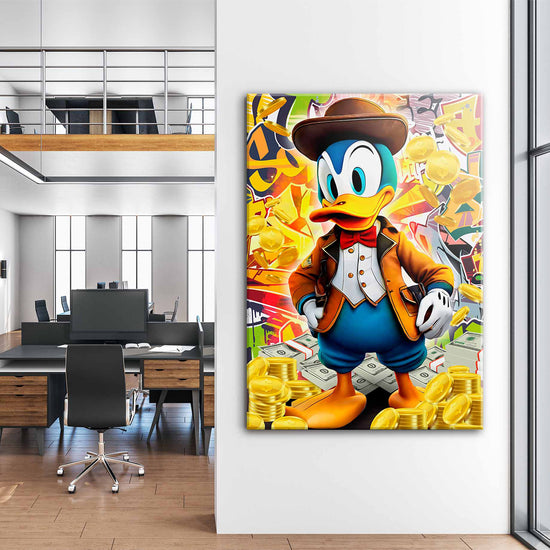 Money Scrooge Canvas 