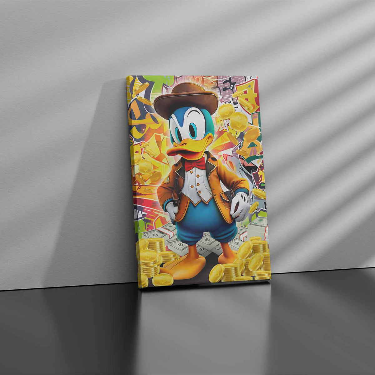 Money Scrooge Canvas 