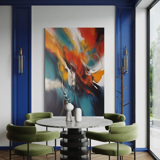 Mystic Hues Abstract Canvas - Blanq Canvas