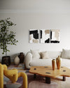 NOIR SAND SET OF 3 WALL ART 