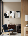 NOIR SAND SET OF 3 WALL ART 