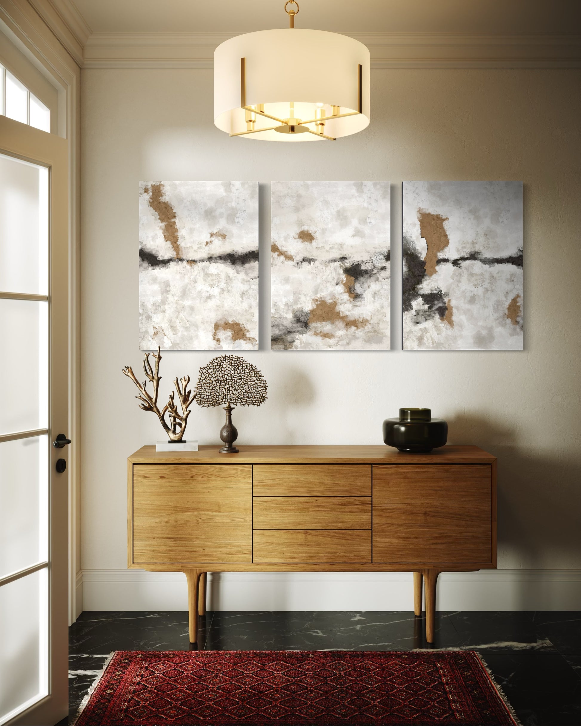 Neutral Narratives Set Of 3 Wall Art 