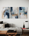 OCEANS EMBRACE SET OF 3 WALL ART 