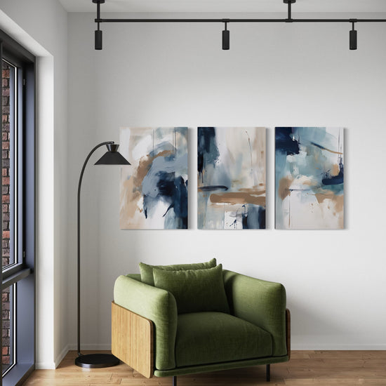OCEANS EMBRACE SET OF 3 WALL ART 