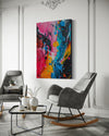 Paint Splatter Abstract Canvas