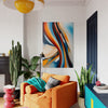 Rainbow Reverie Abstract Canvas