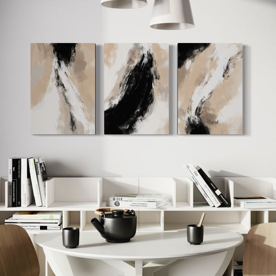 SOFT SHADOWS SET OF 3 WALL ART 