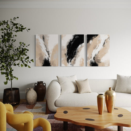 SOFT SHADOWS SET OF 3 WALL ART 