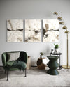 Silver Clouds Set Of 3 Wall Art 