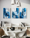 Skybound Splatter Set of 3 Wall Art - Blanq Canvas