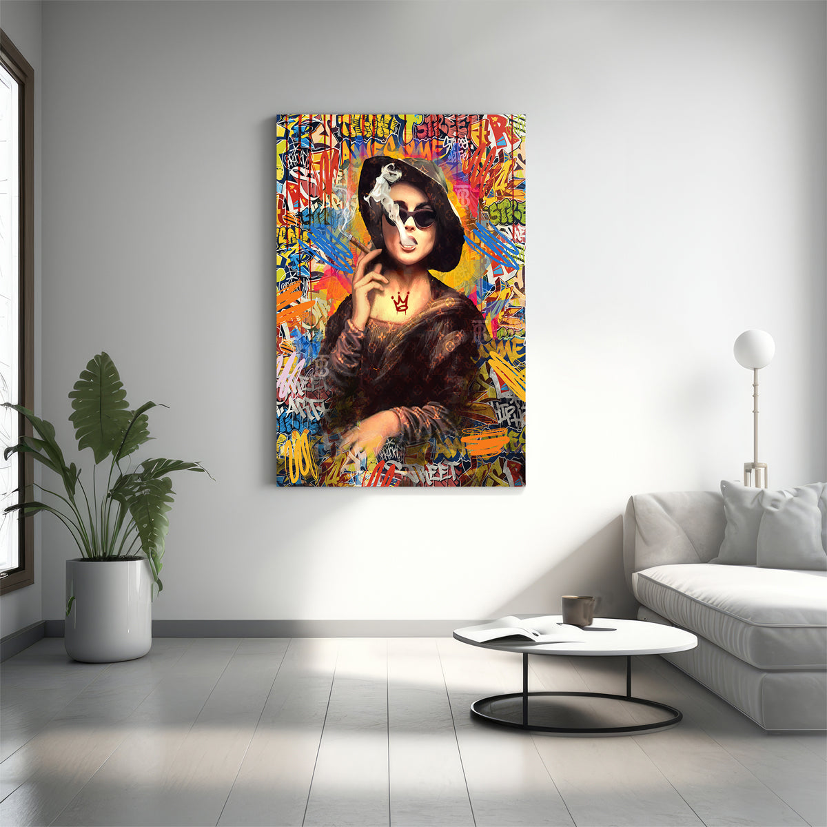 Smoking LV Canvas 