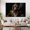 Smoking Monkey Canvas 